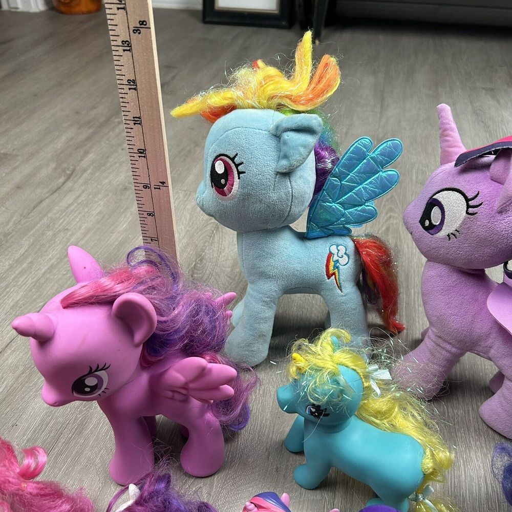 Hasbro My Little Pony Various Sz 2-11"Plush, Brushable & More Figures Lot of‎ 22 - Picture 2 of 8